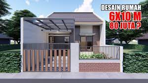10 desain rumah minimalis 3 kamar komplet dengan ukurannya. Desain Rumah 6x10 M 2 Kamar Tidur Youtube