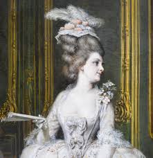 Heinrich Lossow - Marie Antoinette and Marie Thérèse at Versailles - 19th  Century Oil Painting at 1stDibs