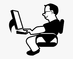 Maybe you would like to learn more about one of these? Clip Art Person At Computer Clipart Guy On Computer Clipart Hd Png Download Kindpng