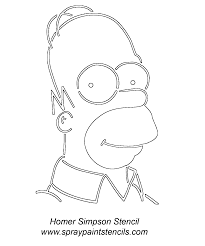 Homer Simpson Stencil Gif 1200 1437 Stencils Custom Painted Shoes Homer Simpson