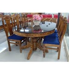 Our models help expand and accent any room, especially the dining room, in order to create the perfect space to share meals, converse over coffee or simply leaf through a favorite book or magazine. 6 Feet Dimensions 6x4 Feet Wooden Dining Table Thickness 12 Mm Rs 59000 Set Id 7378793973