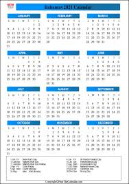 2021 Holiday Calendar Bahamas Bahamas 2021 Holidays