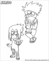 Fise de colorat cu naruto. Naruto 9 Planse De Colorat Gratuite Pentru Copii