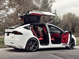 Opened Up Tesla Model X Modified Tesla Model X Tesla Model Tesla Model S White