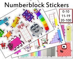 Check spelling or type a new query. These Are Half Sheets Of Numberblock Stickers Characters 0 10 11 19 And 20 100 There Are Total O Numberblocks Birthday Party Stickers Sticker Sheets