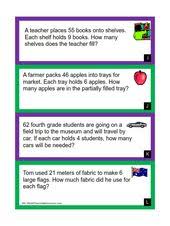 4th Grade Number Fourth Grade Math Word Problems Math Word Problems