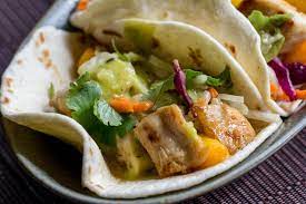 · fresh fish is seasoned and tossed on the gas flat top griddle for one of the best fish tacos, ever. Blackstone Fish Tacos With Peach Salsa Recipelion Com