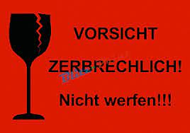 Bitte nicht werfen zerbrechlich pdf. 40 Rote Warnetiketten Versand Etiketten Xxl Div Texte Ebay