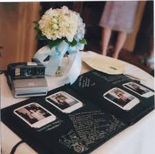 Consider a polaroid guest book as a way to remember your wedding day. Wedding Guestbook Ideas The Utter Blog