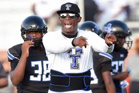 Backstage at a concert because his dad is famous, or because his status as an smu football player is getting him deion sanders jr. Deion Sanders Son Shedeur Sanders Commits To Jackson State Football