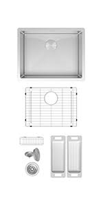 Kitchen sink modena ks 31015 dorman. Modena Undermount Bar And Rv Sink 16 Gauge Stainless Steel 13 X 15 Small Amazon Com