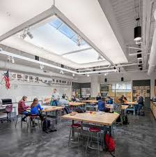 Smma S Art Classroom Design For Ayer Shirley High School Classroom Design Classroom Architecture Art Classroom