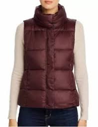 Eileen fisher womens everly suede platform oxfords. Eileen Fisher Recycled Polyester Quilted Down Puffer Vest Casis Size L Nwt Ebay