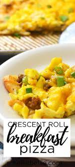 Simple Breakfast Pizza Crescent Roll Pizza Breakfast Pizza Crescent Roll Breakfast Recipes