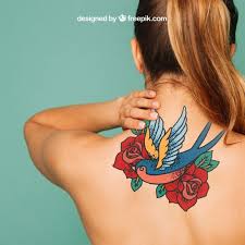 Download Woman Mockup For Tattoo Art On Back For Free Back Tattoo Free Photoshop Tattoos