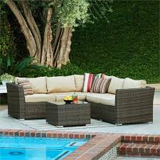 Thy Hom Mirge 4 Piece Outdoor Furniture Set Wicker Patio Set Patio Seating Sets Outdoor Furniture Sets