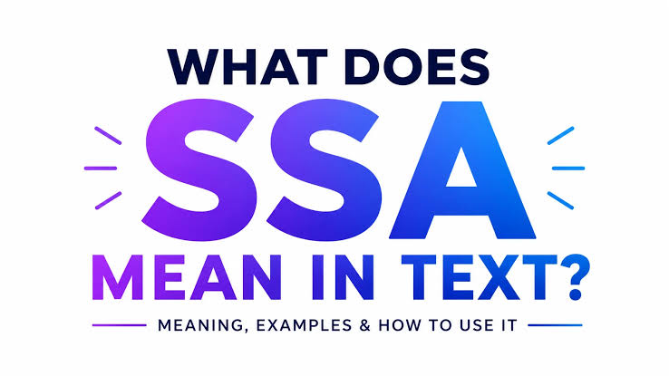 ssa meaning slang