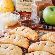 apple and pear hand pies with bourbon
