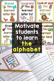 How I Motivated Students To Learn Their Alphabet Letters With Reward Tags Books Lessons For Little Ones By Tina O Block Letter Sound Activities Learning Letters Letter Recognition Activities