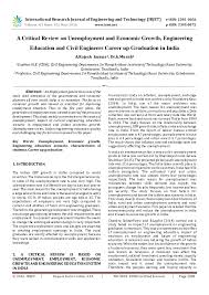 Key development achievements in malaysia in terms of sdgs. Pdf A Critical Review On Unemployment And Economic Growth Engineering Education And Civil Engineers Career Up Graduation In India Irjet Journal Academia Edu