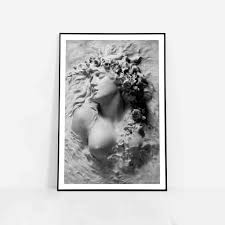 Sculpture Print of Ophelia, Naked Woman Print, by Sarah Bernhardt, William  Shakespeare Hamlet, Chic Wall Art - Etsy