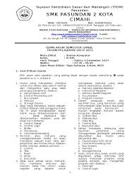 Soal dan jawaban pilihan ganda tentang budidaya tanaman hias 10617810 1. Contoh Soal Pilihan Ganda