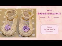 Tutorial Ballerina Uncinetto X2f Scarpina Culla La Fata Tuttofare Youtube Uncinetto Ballerina Uncinetto Per Bambina