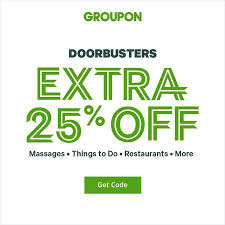 Groupon Doorbusters Extra 25 Off Uae Groupon Coupons Groupon Coupons