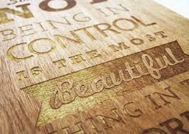 Type Laser Etched From Wood Graphic Design Typography Laser Etching Graphics Inspiration