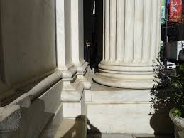 An extension westward to broadway, approximately doubling its size, was constructed in 1925. Girard Trust Corn Exchange Bank Column Base With Pilaster Moldings Classicizing Philadelphia