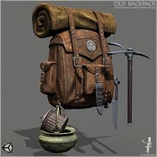 Survival Old Backpack 3d Model Survival Backpack Survival Backpacks