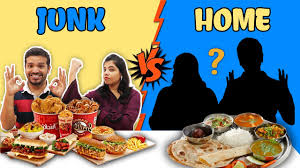 JUNK FOOD VS HOME FOOD CHALLENGE | PARENTS VS HUNGRY BIRDS - YouTube