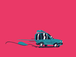 Fast Delivery Gif Motion Design Animation Delivery Gif Car Illustration