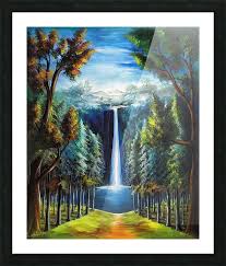 The Beautiful Waterfall Painting Asp Arts