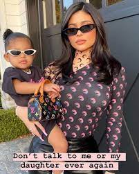 In a series of photos that kylie posted, stormi posed while wearing fashionable brown leather pants, a white tank top, several necklaces, gold hoop earrings. Stormi Webster Sto Instagram Stormi Is A Whoooole Mood Kyliejenner Stormiworld Kylie Jenner Baby Kylie Jenner Look Kylie Jenner Outfits