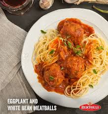 Eggplant White Bean Vegetarian Meatballs Recipe Bertolli Recipe Healthy Recipes Recipes Italian Recipes