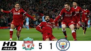 Mohamed salah (liverpool) wins a free kick in the attacking half. Liverpool Vs Man City 5 1 Highlights Quarter Finals Both Legs Hd Youtube