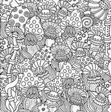 Fun & easy to print. Mushrooms Intricate Coloring Page Free Printable Coloring Pages For Kids