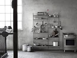 A wide variety of metal kitchen storage shelves options are available to you, such as use, material, and commercial buyer. String Furniture String Metal Shelf 78 X 30 Cm High Grey Finnish Design Shop