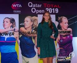 She reached her best wta ranking position on 17th july 2017, when she became number 1. Wta Players Enjoy Casual Party At The Qatar Total Open Women S Tennis Blog