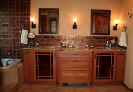 Find modern bathroom vanities with wood cabinets and single or double sinks at canadian tire. Mission Style Bathroom Vanity Area Traditional Bathroom Albuquerque By Kitchen Studio Houzz