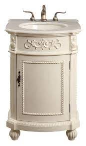 Choose from a wide selection of great styles and finishes. 24 In Single Bathroom Vanity Set In Antique White Hquen Lighting Plus Inc