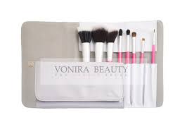Your online health and beauty store. 8 Piece Pro Labeled Makeup Brush Set With Matching Designer Case Travel Brush Kit