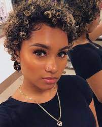 3c coils tend to be dry, and they need a lot of moisturizer to style. 15 Short Natural Curly Hairstyle Highlights Kurze Lockige Frisuren Lockige Frisuren Frisuren