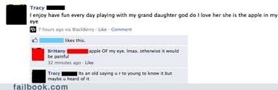 You've heard people say, apple of my eye, writing on the wall or rise and shine? well, each of those phrases came from the bible! Failbook Apple Of My Eye Funny Facebook Fails Failing On Facebook Cheezburger