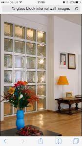 Yellow textured brickwork for print, design, decor, background. Pin By Maria Luisa On Home Designs Brick Wall Living Room Glass Partition Wall Glass Blocks