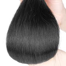 3 pieces weaves with 1 piece 6x6 closure. Brazilian Straight Virgin Hair Bundles 1 3 Piece Natural Color Human Hair Weave Hair And Braids