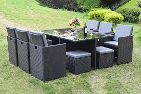 Get a canonbury garden rattan furniture set. 10 Seater Rattan Dining Set Deal Garden Deals In Shop Wowcher