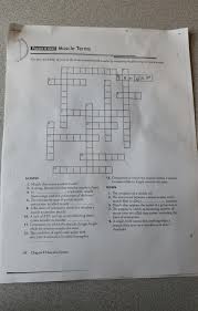 Make a crossword puzzle make a word search from a reading assignment make a word search from a list of words. Muscle Crossword