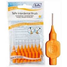Tepe Interdental Brush Dis Arasi Fircasi 0 45 Mm Tepe Dis Arayuz Fircalari Orijinal Secilebilir Olcu Ve Yuzeyde Dis Turuncu Firca